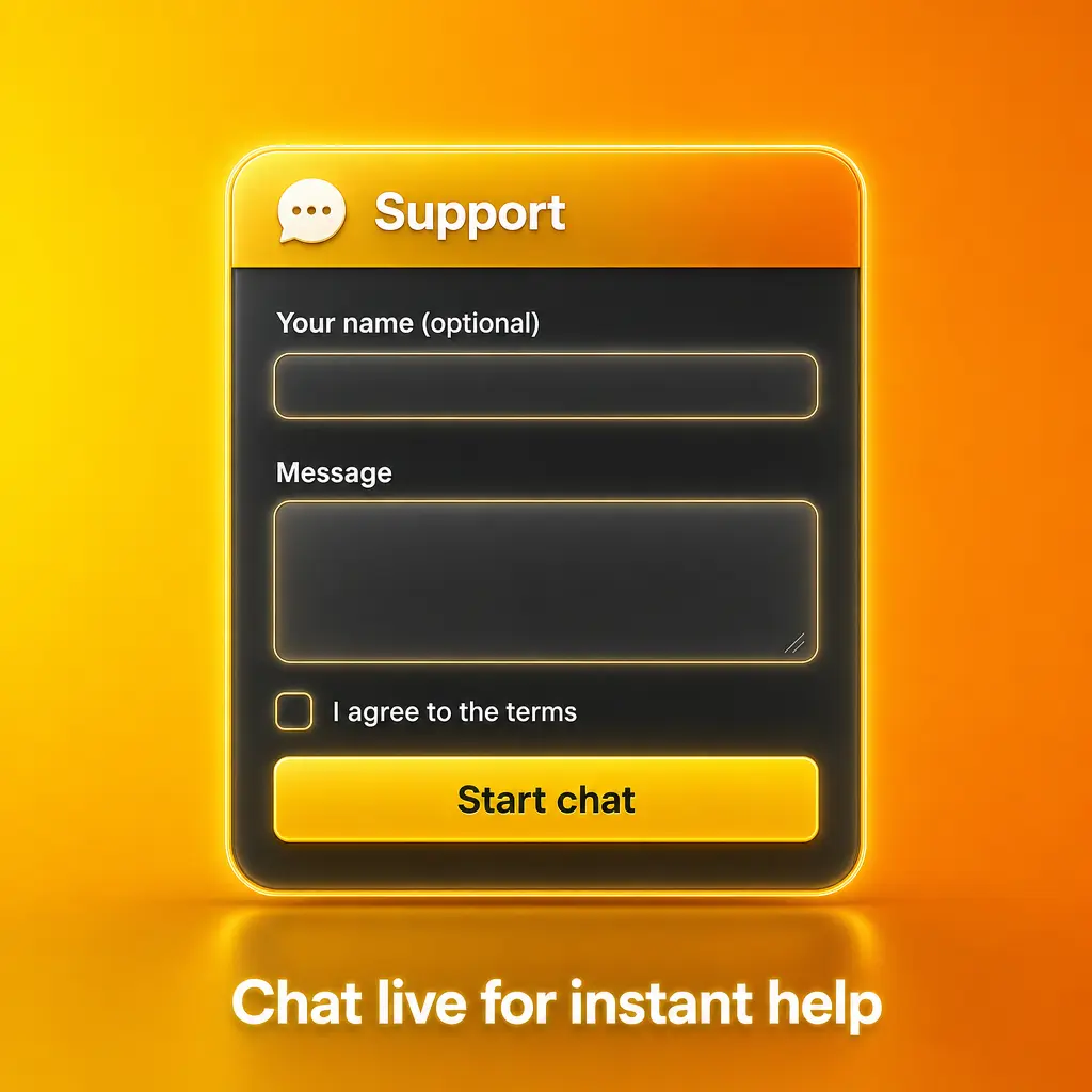 JB live chat support available 24/7 in English with 30–120 second response time for login, KYC, deposits and more.