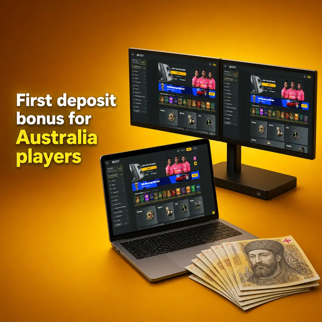 Australia first deposit bonus: 120% match up to A$1,000 plus 100 Free Spins on eligible pokies and casino games